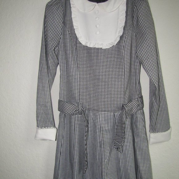 Vintage 80's M School-girl Style Dress - Picture 11 of 11